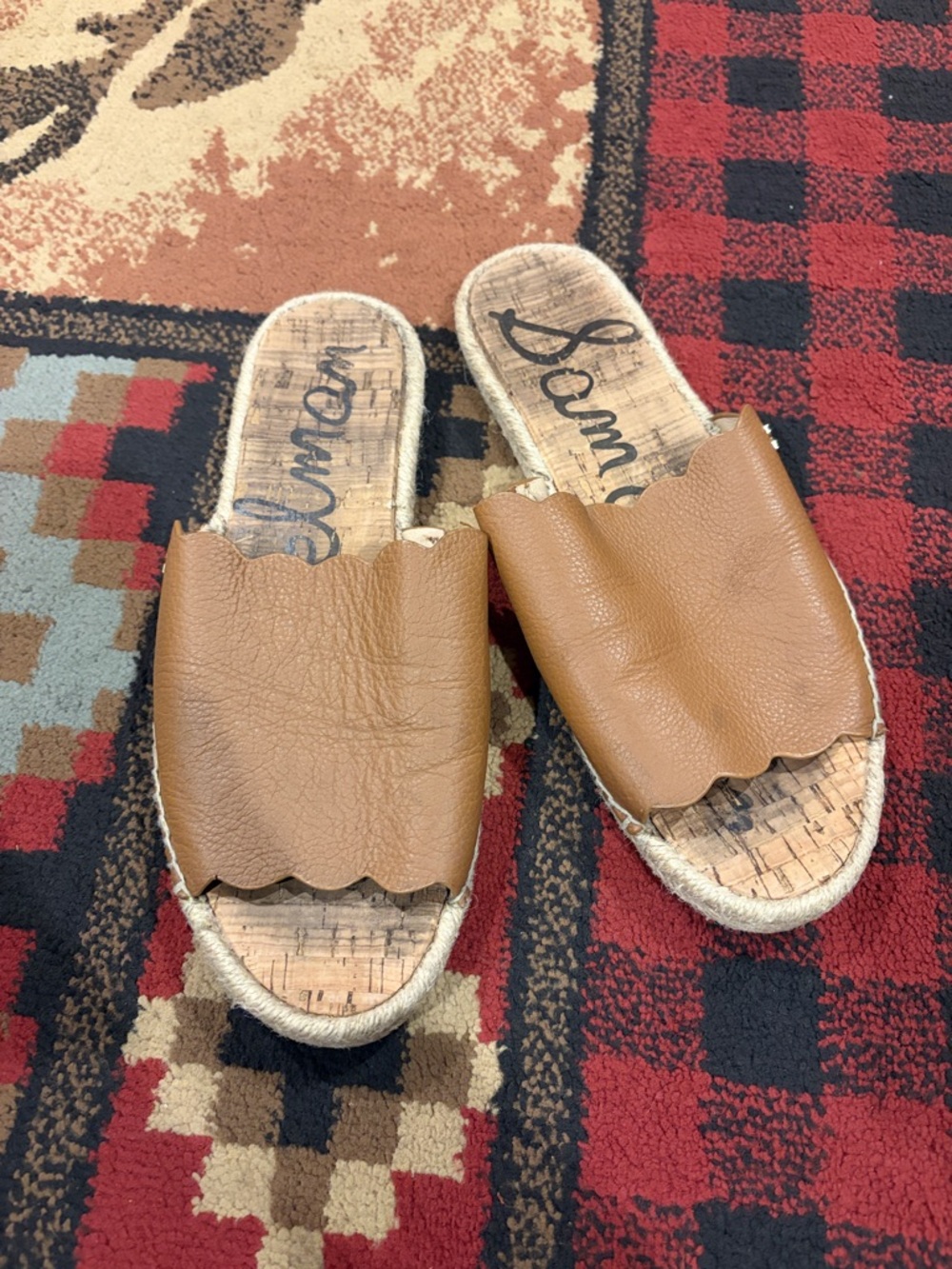 Sam Edelman Andy Leather slides